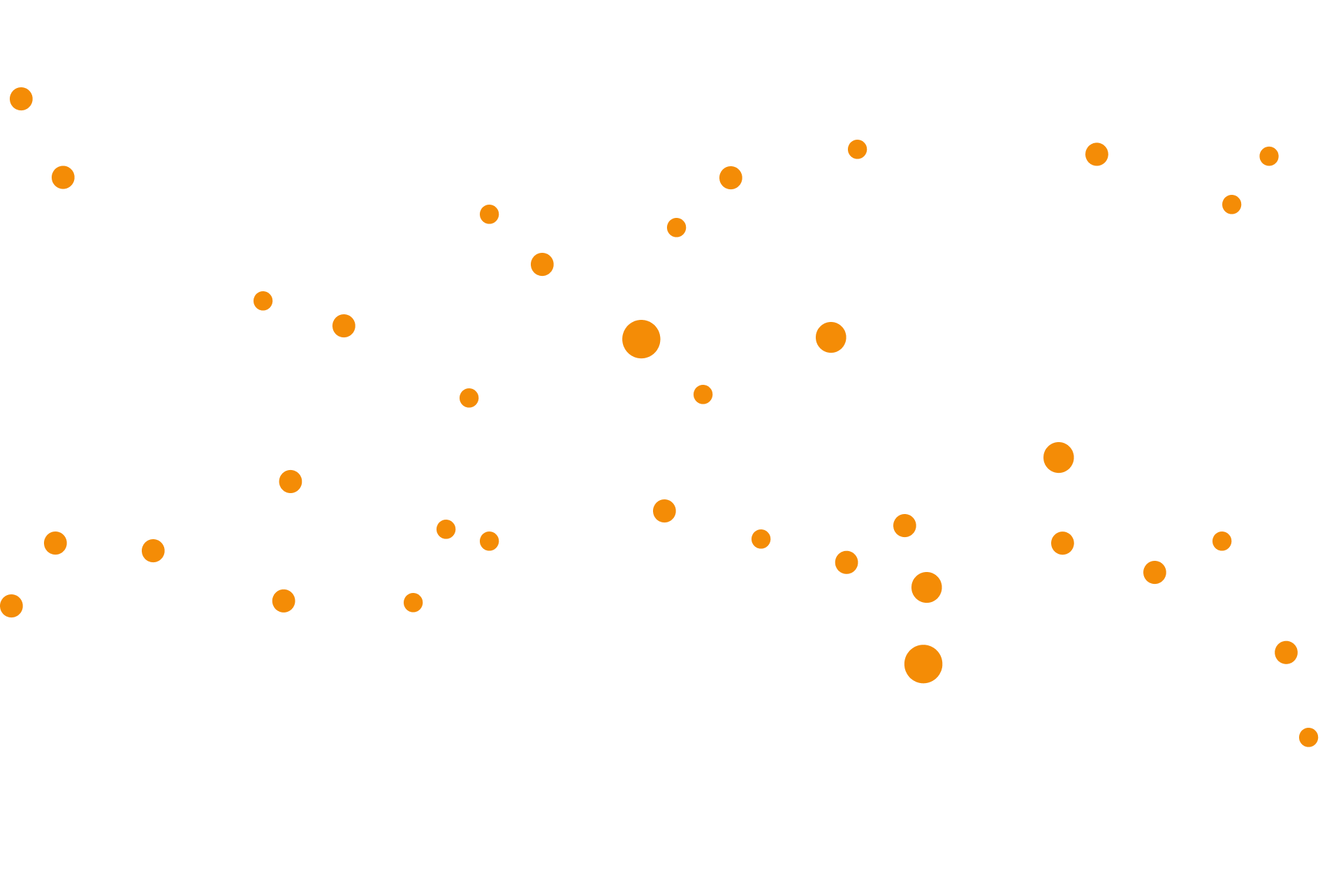 Hintergrundbild mit Orangen Kreisen - 5